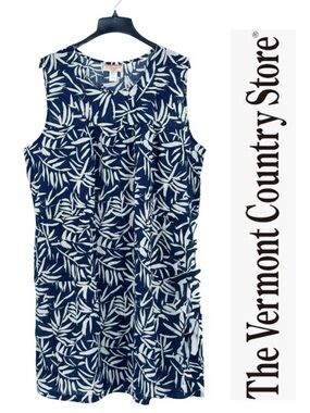 The Vermont Country Store Cotton Muumuu Dress